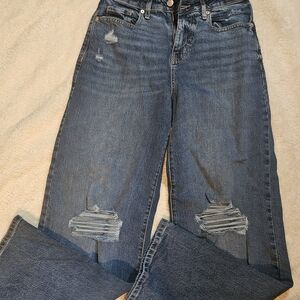 Wild Fable Blue Flare Wide Leg Jeans